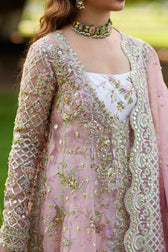 Qalamkar Chiffon Pakistani Suit Qalamkar Wedding Formals 24/Vol2/Saira SH-08