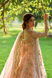 Qalamkar Chiffon Pakistani Suit Qalamkar Wedding Formals 24/Vol2/Saira SH-08