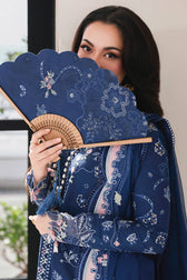Restocked/Qalamkar Sahil Luxury Lawn 26/SA-16 ESMA