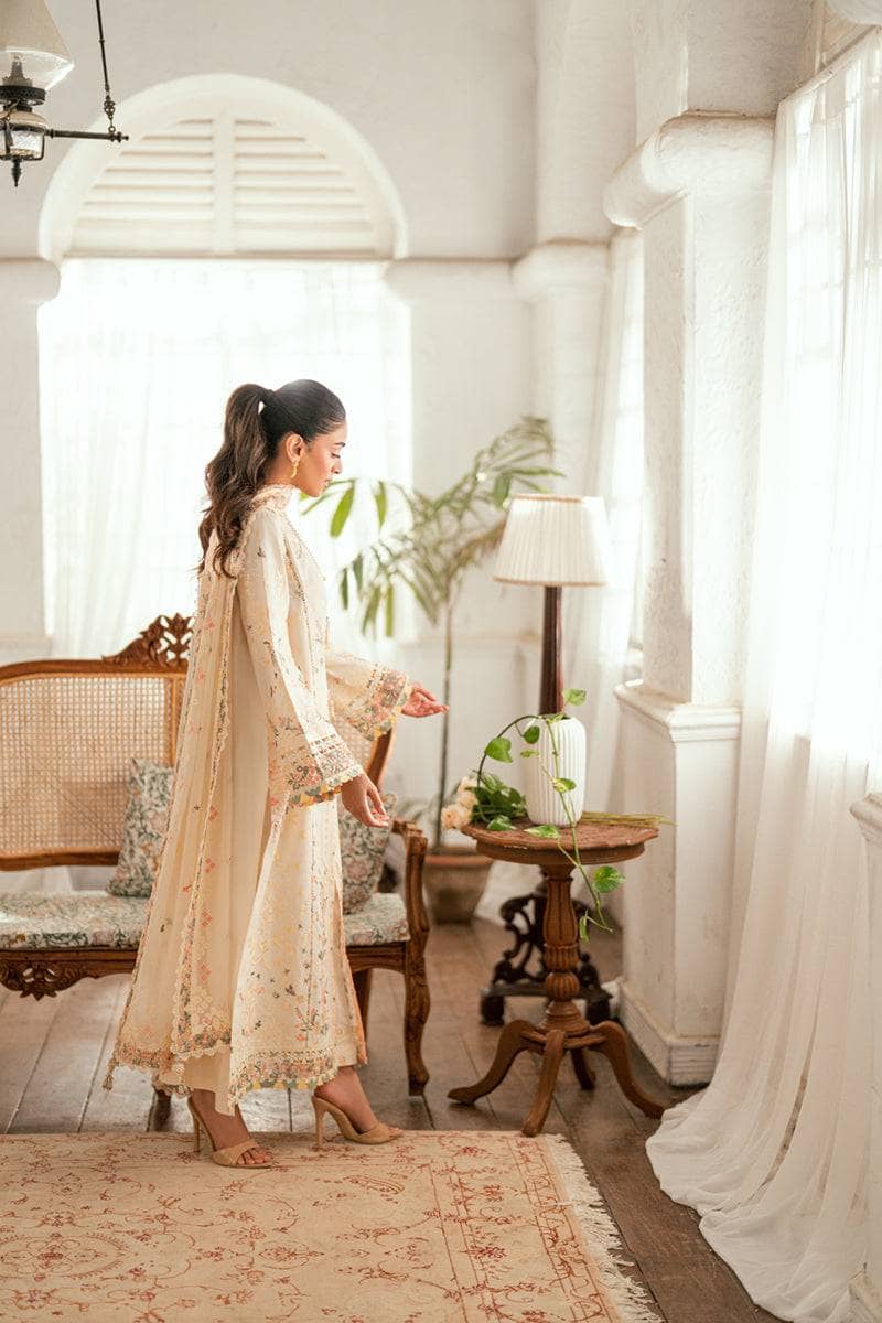 Qalamkar Lawn Pakistani Suits Qalamkar Luxury Lawn Eid Looks/Vol 2/SB-01 Rina