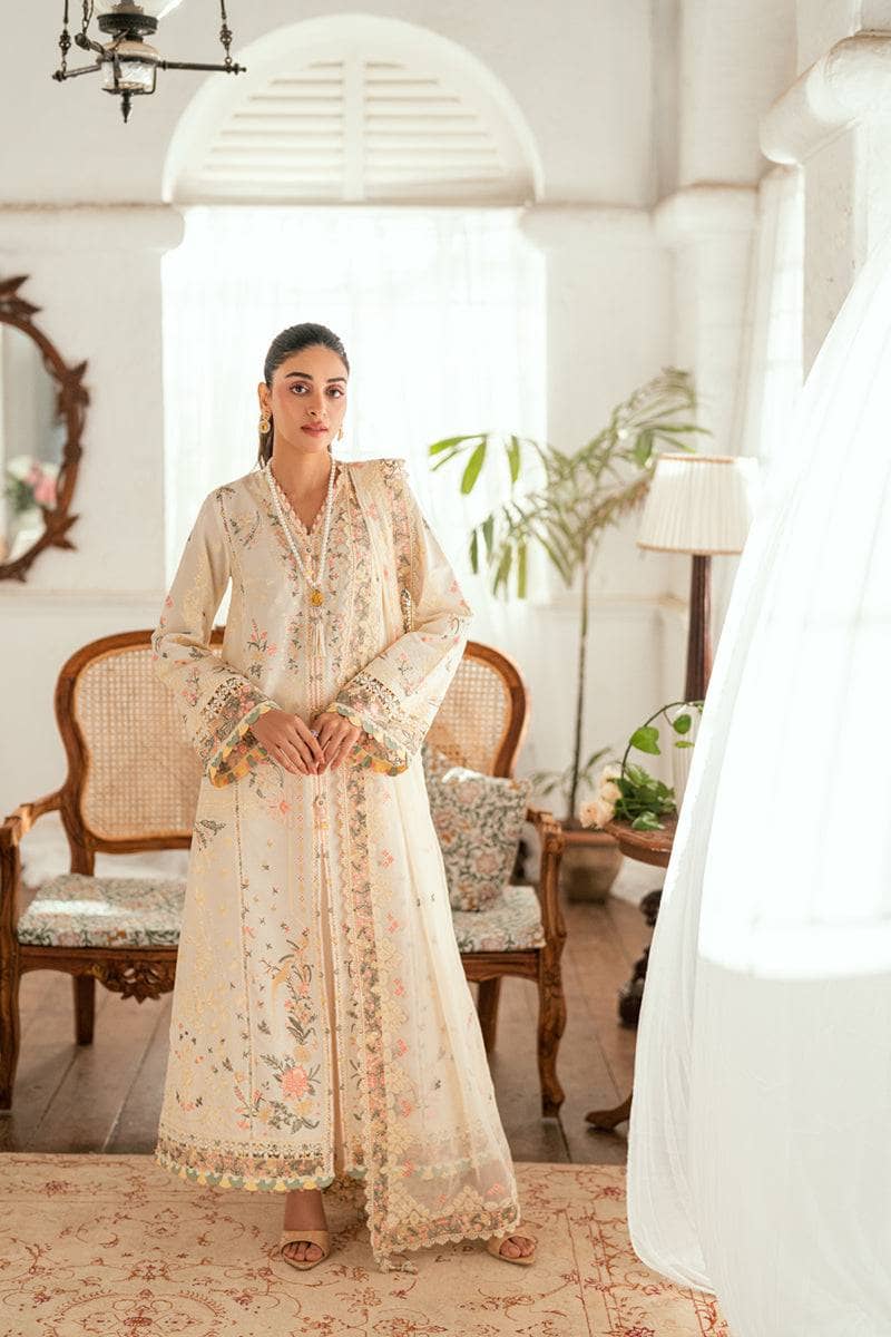 Qalamkar Lawn Pakistani Suits Qalamkar Luxury Lawn Eid Looks/Vol 2/SB-01 Rina