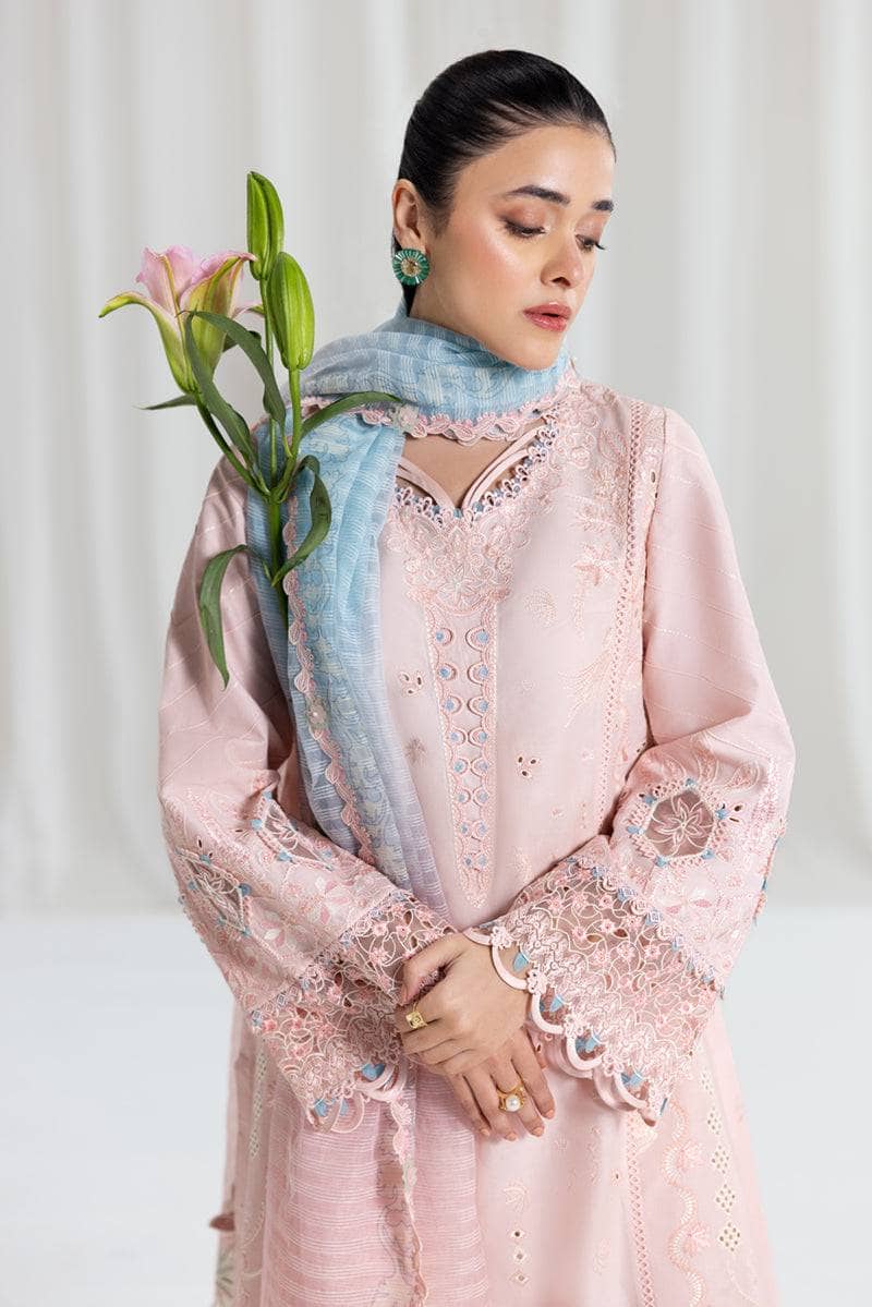 Qalamkar Lawn Pakistani Suits Qalamkar Luxury Lawn Eid Looks/Vol 2/SB-05 Aleeza