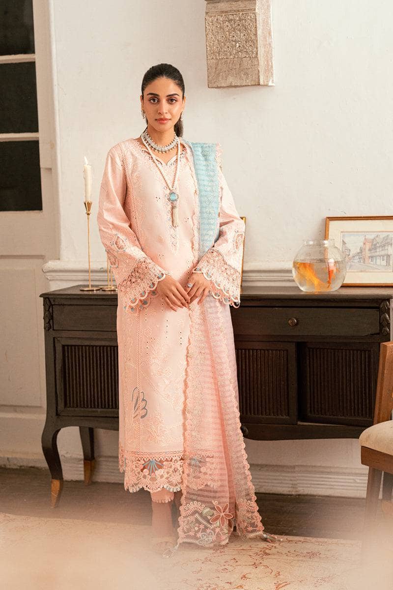 Qalamkar Lawn Pakistani Suits Qalamkar Luxury Lawn Eid Looks/Vol 2/SB-05 Aleeza