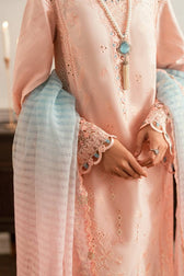 Qalamkar Lawn Pakistani Suits Qalamkar Luxury Lawn Eid Looks/Vol 2/SB-05 Aleeza