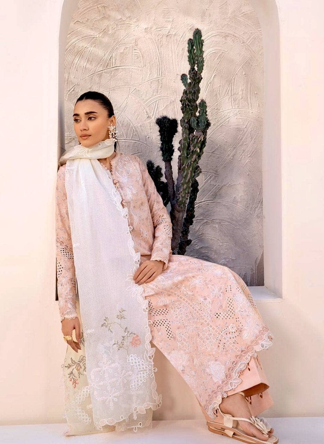 Qalamkar Lawn Pakistani Suits Qalamkar Q Line Lawn 25/QM-12 Miso