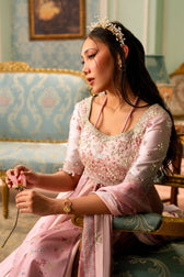 Qalamkar Luxe Charmeuse Silk 26/Hand Work/QSL-04 LARA