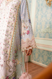 Qalamkar Luxe Charmeuse Silk 26/Hand Work/QSL-05 AKARI