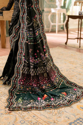 Qalamkar Luxe Charmeuse Silk 26/Hand Work/QSL-08 LINNEA