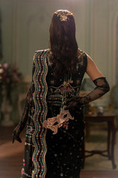 Qalamkar Luxe Charmeuse Silk 26/Hand Work/QSL-08 LINNEA