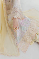 Restocked/Qalamkar Luxe Silk/LK-03 LENI/Hand Work
