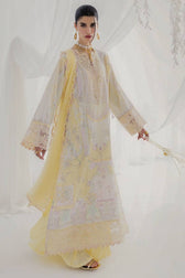 Restocked/Qalamkar Luxe Silk/LK-03 LENI/Hand Work