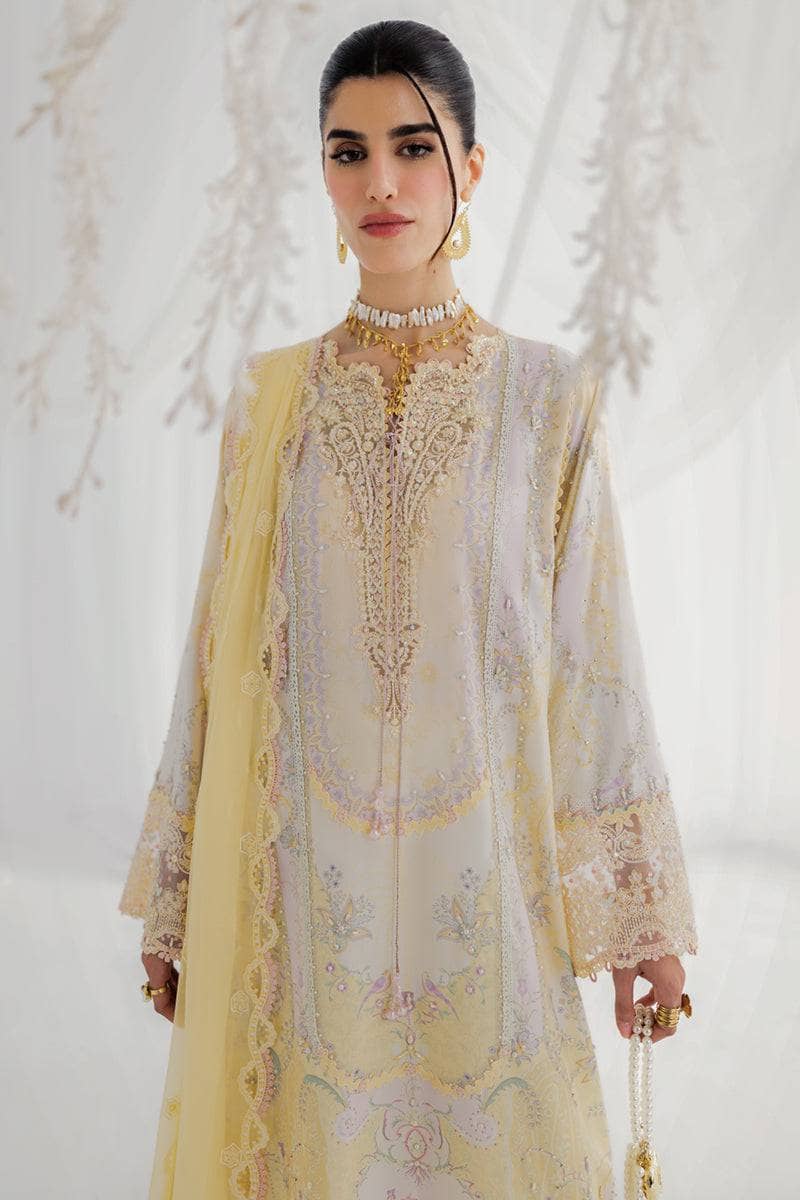 Restocked/Qalamkar Luxe Silk/LK-03 LENI/Hand Work