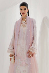 Restocked/Qalamkar Luxe Silk/LK-04 MARLENE/Hand Work