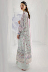 Restocked/Qalamkar Luxe Silk/LK-07 IDA/Hand Work