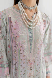 Restocked/Qalamkar Luxe Silk/LK-07 IDA/Hand Work