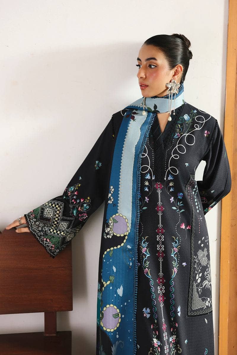 Qalamkar Q Print Fall 25/QW-06 (B) SKYE