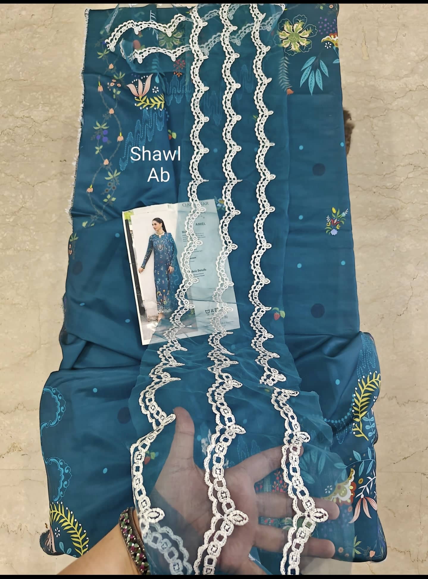 Qalamkar Q Print open pics Open Pic/Qalamkar Q Print Fall 25/QW-05 (B) AMIEL