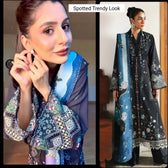 Qalamkar Q Print spotted Spotted in Qalamkar Q Print Fall 25/25/QW-06 (B) SKYE