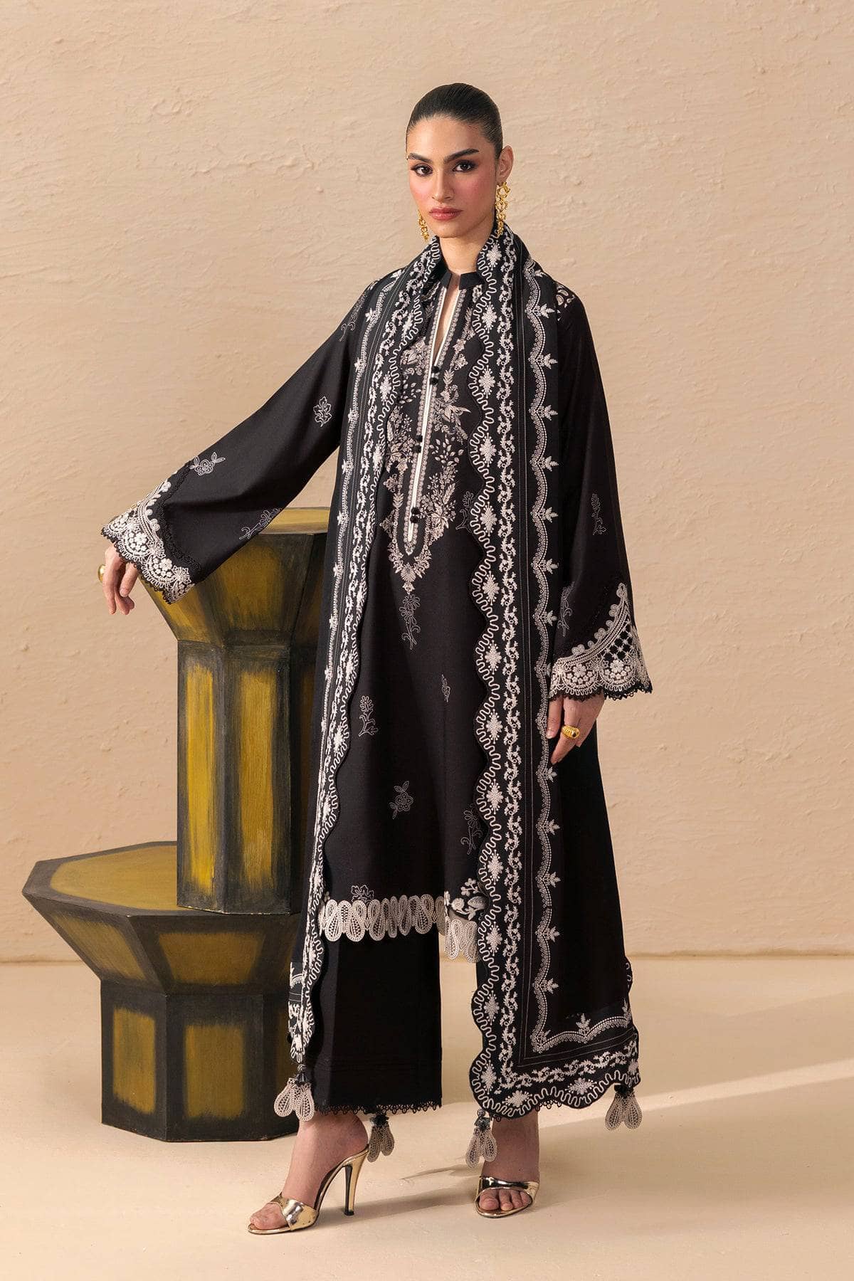 Qalamkar Q Print Winter 26/QPW-02 (A) Laiza