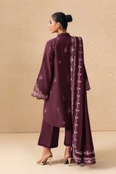 Qalamkar Q Print Winter 26/QPW-02 (B) Veena