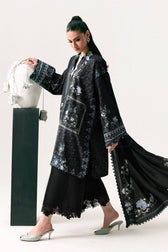 Qalamkar Q Print Winter 26/QPW-05 (A) Luna