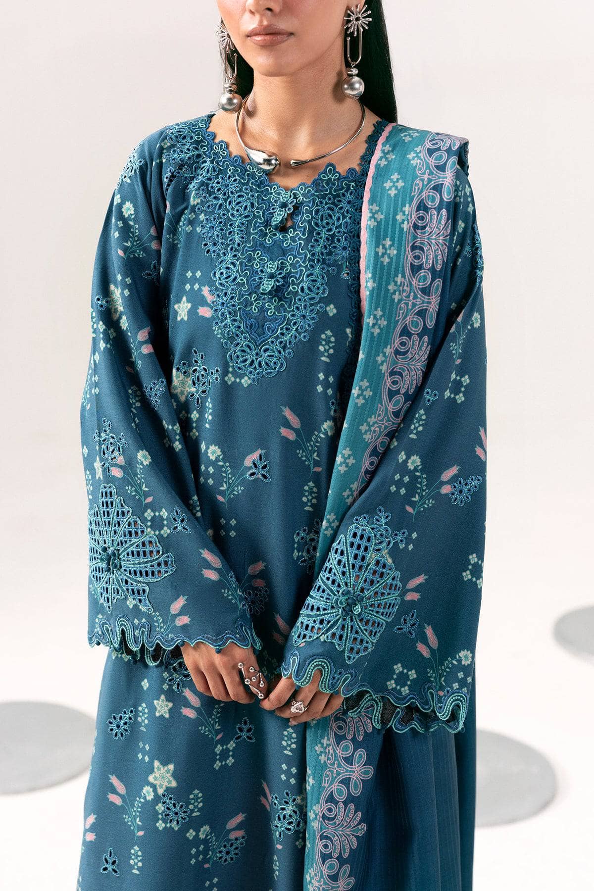 Qalamkar Q Print Winter 26/QPW-06 (B) Rohi