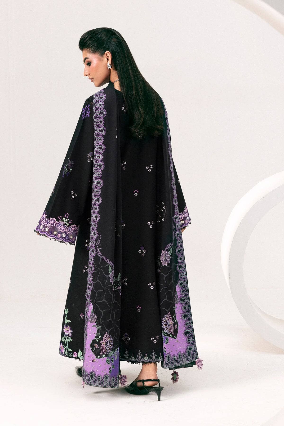 Qalamkar Q Print Winter 26/QPW-09 (B) Sajal