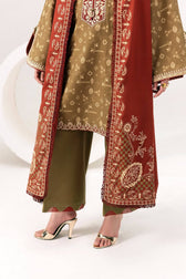 Qalamkar Q Print Winter 26/QPW-10 (B) Hafsa