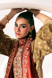 Qalamkar Q Print Winter 26/QPW-10 (B) Hafsa