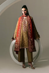 Qalamkar Q Print Winter 26/QPW-10 (B) Hafsa