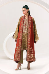 Qalamkar Q Print Winter 26/QPW-10 (B) Hafsa