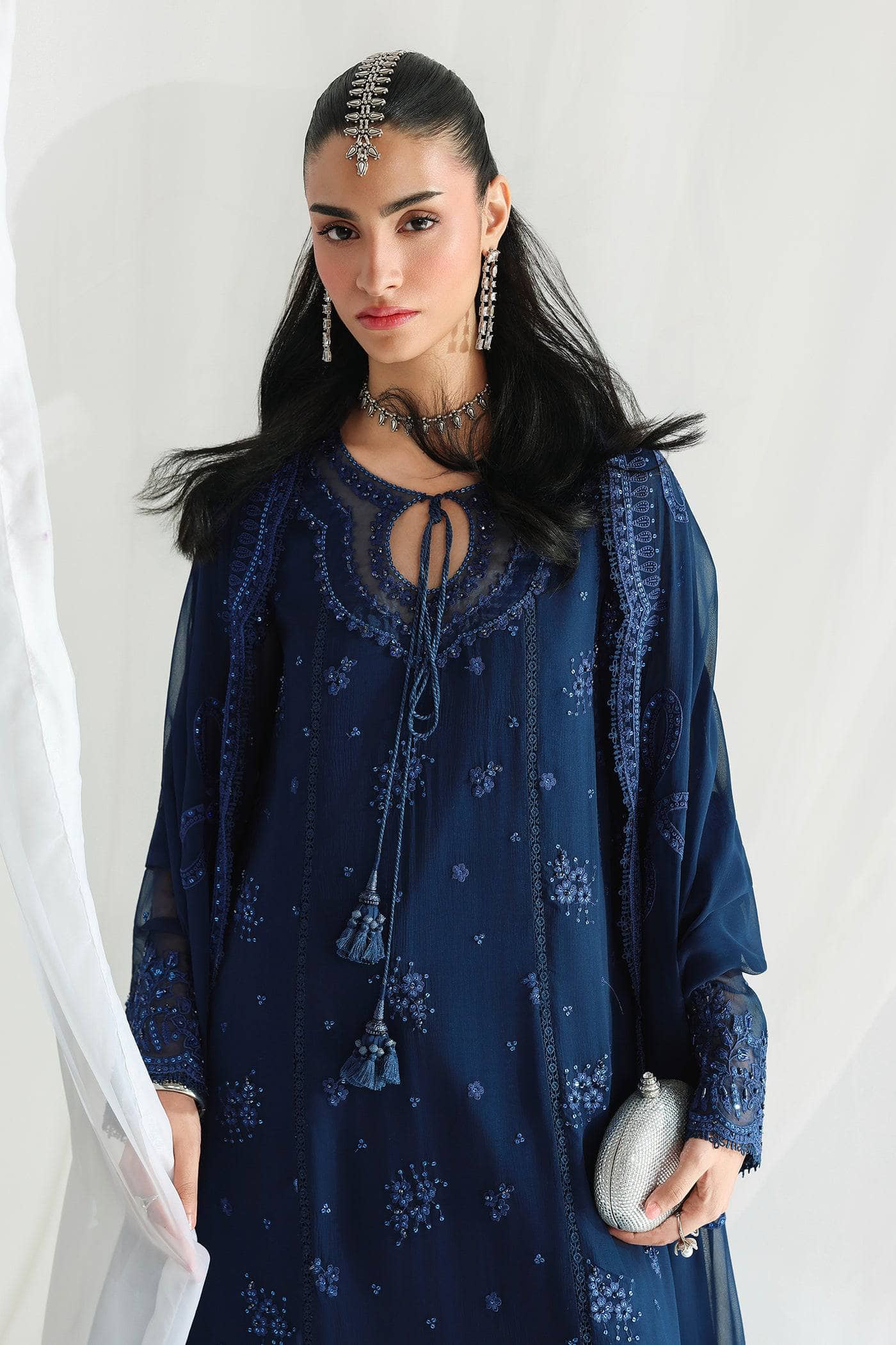 Qalamkar Chiffon Festive Formals 26/QCC-02 SHIREEN