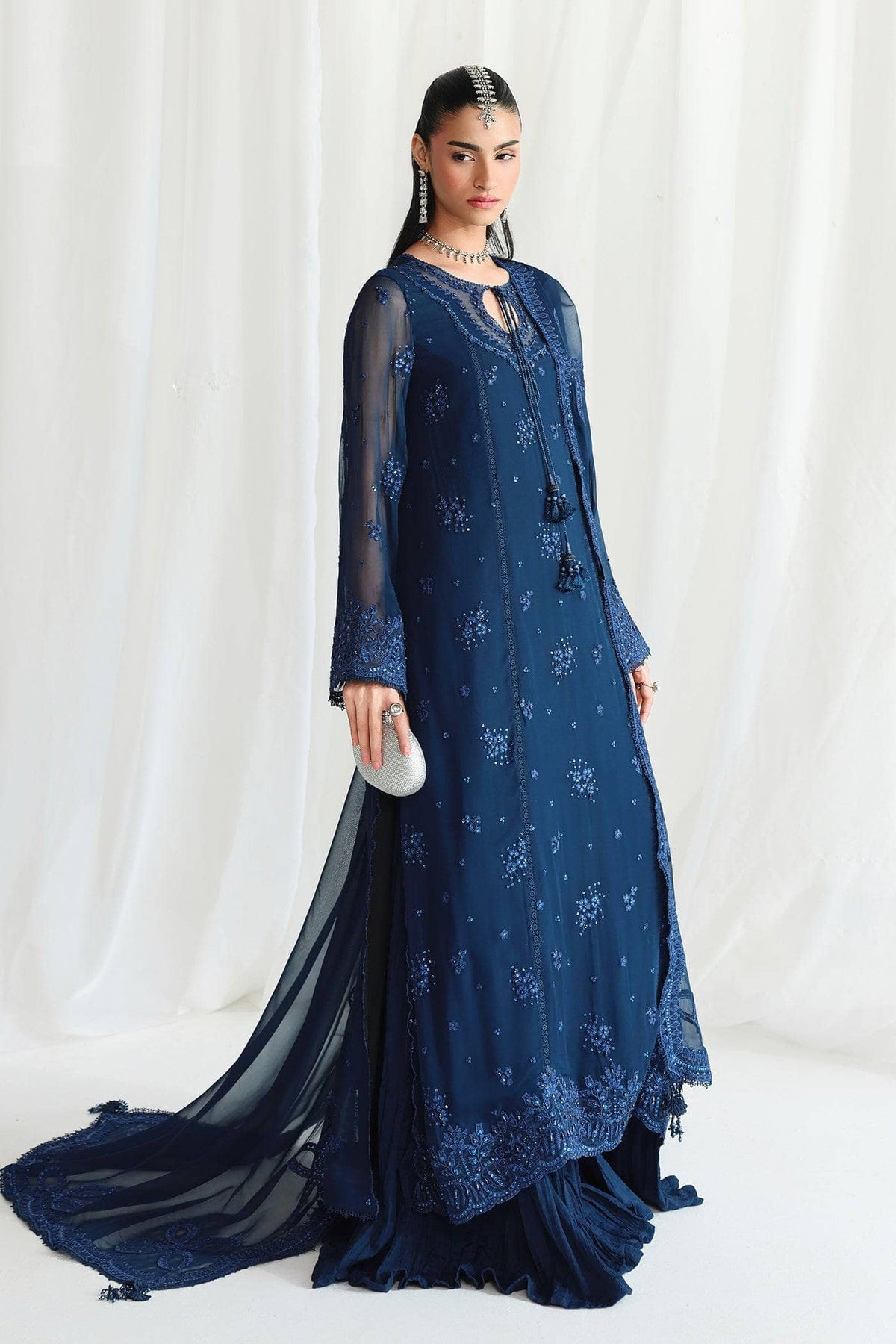 Qalamkar Chiffon Festive Formals 26/QCC-02 SHIREEN