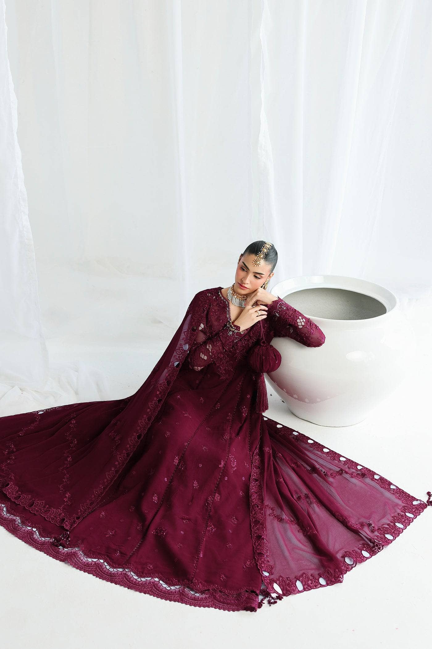 Qalamkar Chiffon Festive Formals 26/QCC-03 WAFA
