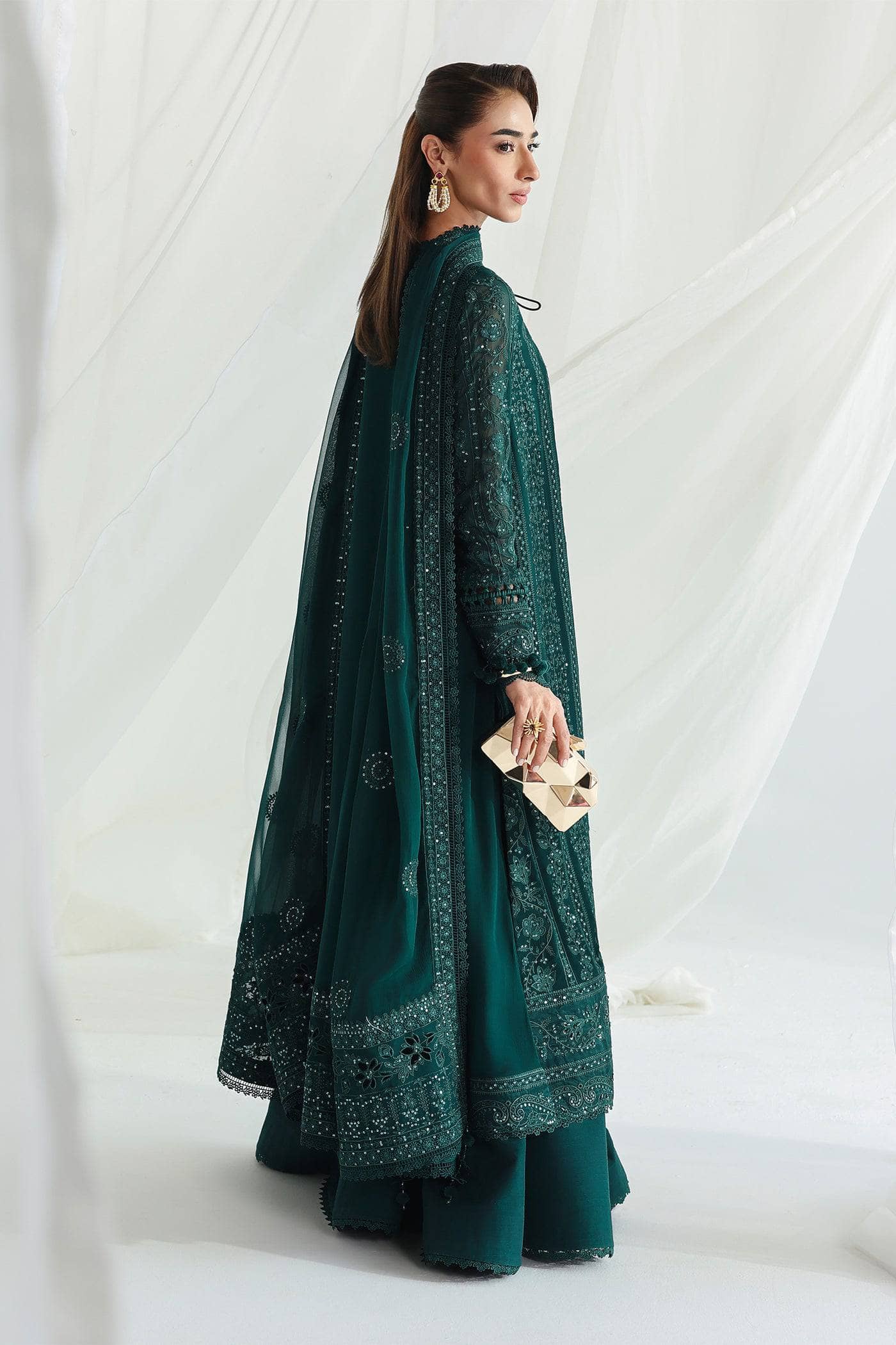 Qalamkar Chiffon Festive Formals 26/QCC-05 JANAAN