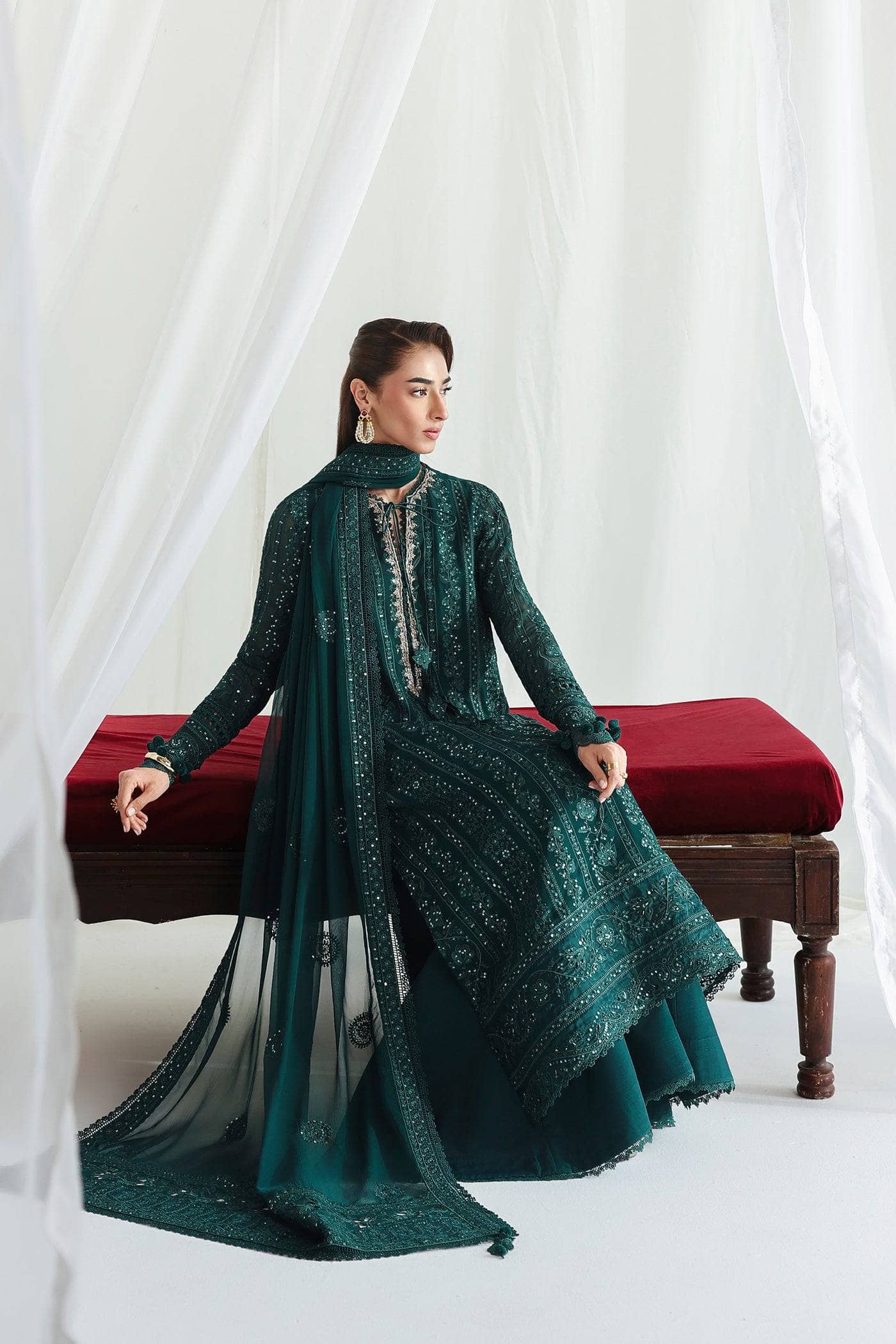 Qalamkar Chiffon Festive Formals 26/QCC-05 JANAAN