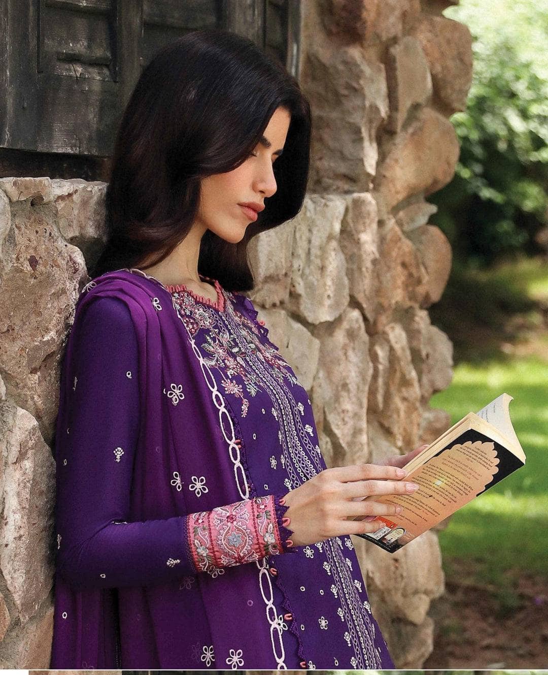 Qalamkar Winter Pakistani Suits Qalamkar Q Line Linen 24/Eimera