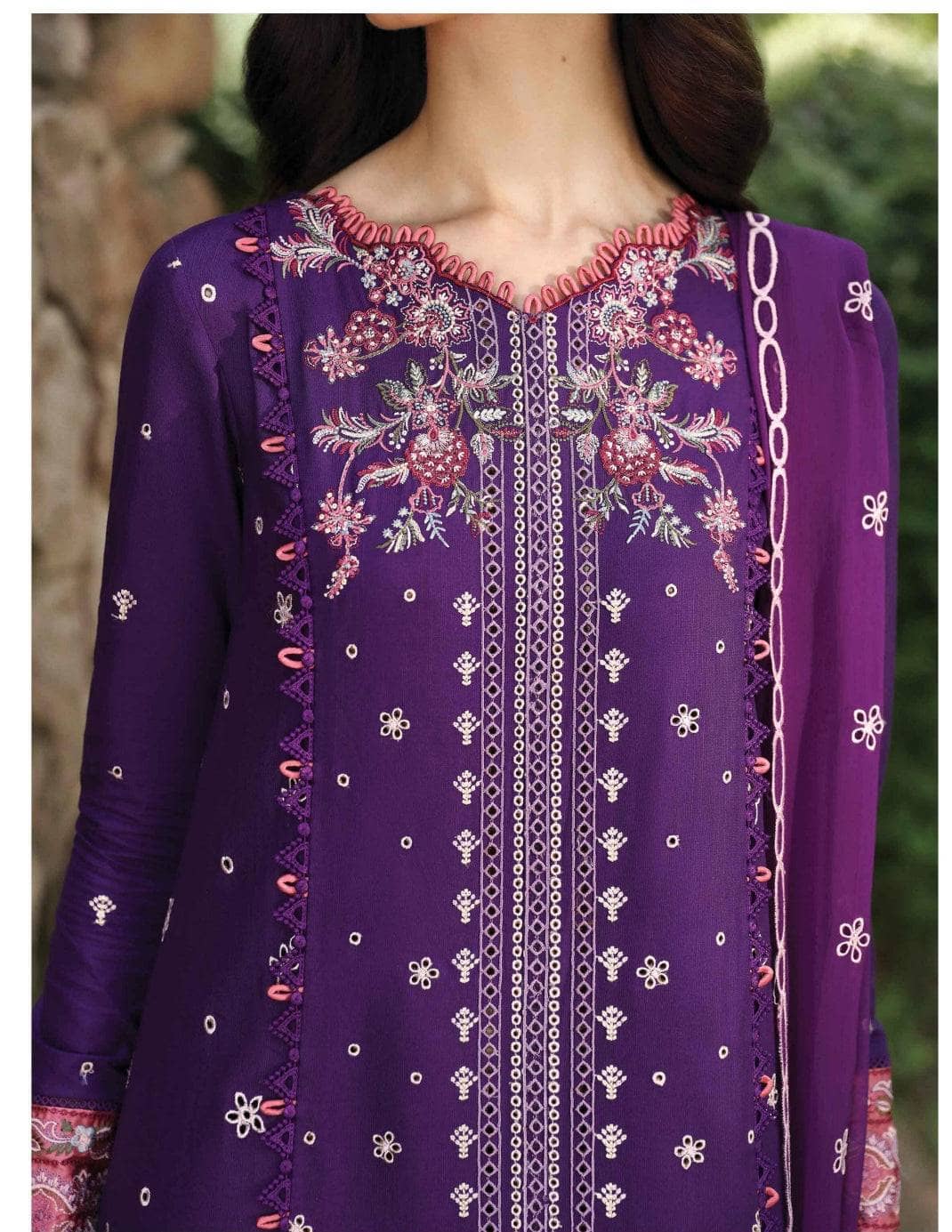 Qalamkar Winter Pakistani Suits Qalamkar Q Line Linen 24/Eimera