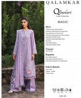 Qalamkar Winter Pakistani Suits Qalamkar Q Line Linen 24/Maeve