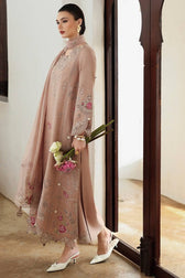 Qalamkar Winter Pakistani Suits Qalamkar Q Line Linen 25/Dusk/KL 14