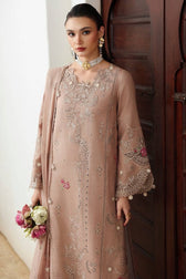 Qalamkar Winter Pakistani Suits Qalamkar Q Line Linen 25/Dusk/KL 14