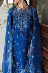 Qalamkar Winter Pakistani Suits Qalamkar Q Line Linen 25/Eclipse/KL 03