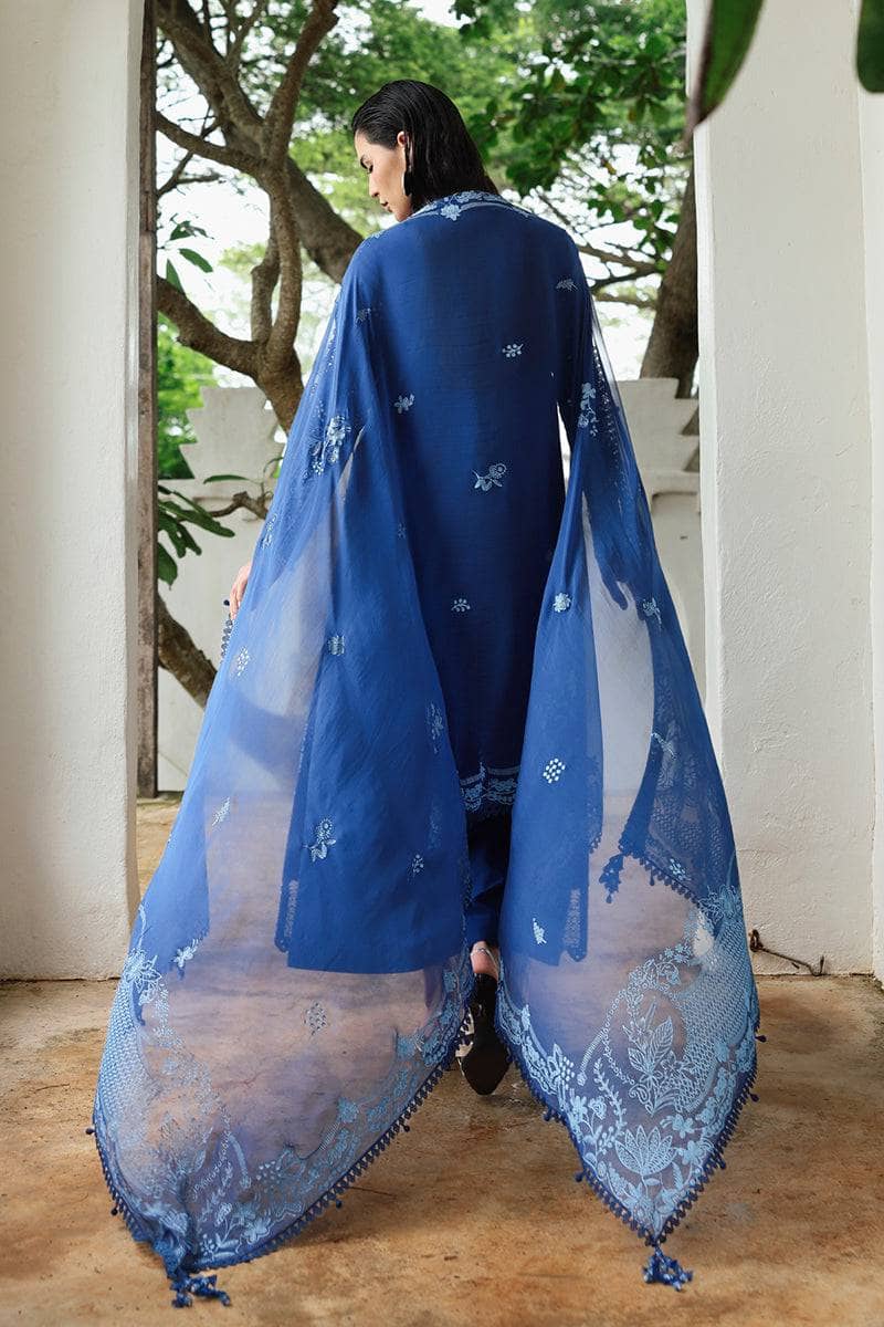 Qalamkar Winter Pakistani Suits Qalamkar Q Line Linen 25/Eclipse/KL 03