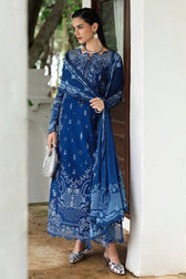 Qalamkar Winter Pakistani Suits Qalamkar Q Line Linen 25/Eclipse/KL 03