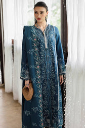 Qalamkar Winter Pakistani Suits Qalamkar Q Line Linen 25/Lush/KL 05