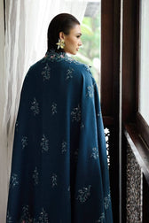 Qalamkar Winter Pakistani Suits Qalamkar Q Line Linen 25/Lush/KL 05