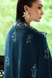 Qalamkar Winter Pakistani Suits Qalamkar Q Line Linen 25/Lush/KL 05