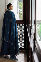 Qalamkar Winter Pakistani Suits Qalamkar Q Line Linen 25/Lush/KL 05