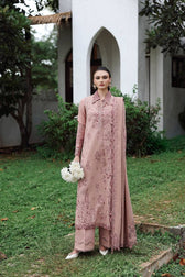 Qalamkar Q Line Linen 25/Veil/KL 08
