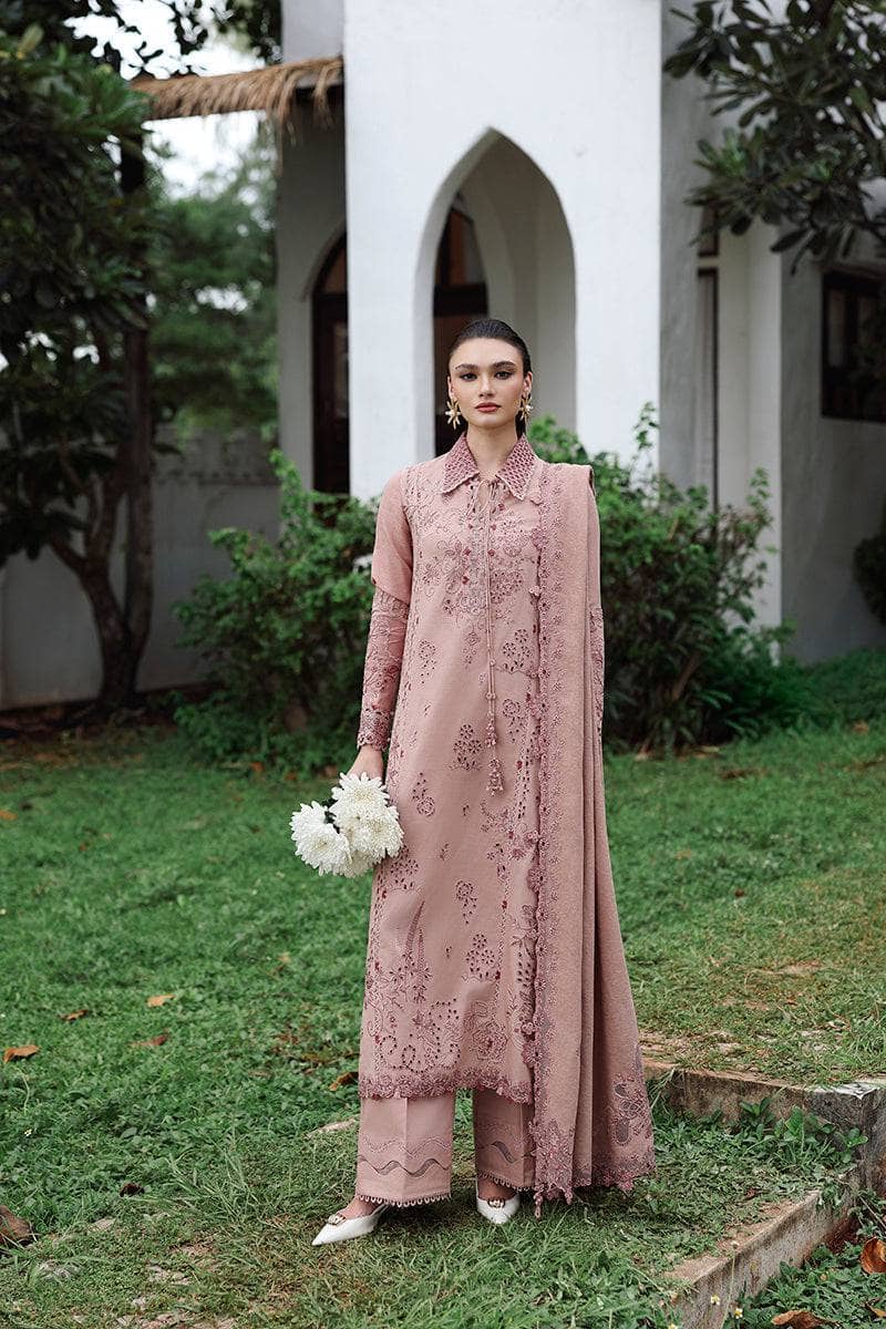 Qalamkar Q Line Linen 25/Veil/KL 08